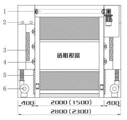 快速卷帘门货淋室结构图